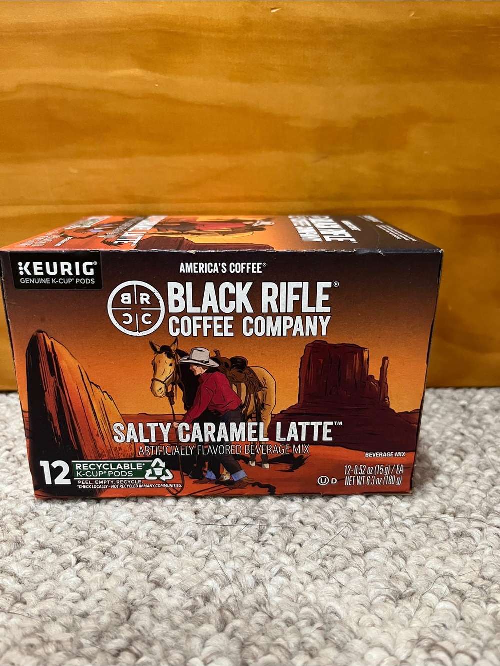 Keurig Black Rifle Coffee Company Salty Caramel Latte K-Cup Pods